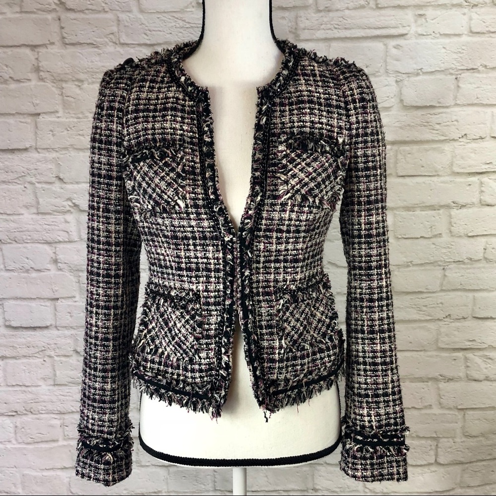 White House Black Market Tweed Blazer 2